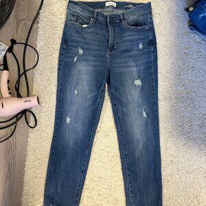SOHO high rise ankle slim jeans size 10